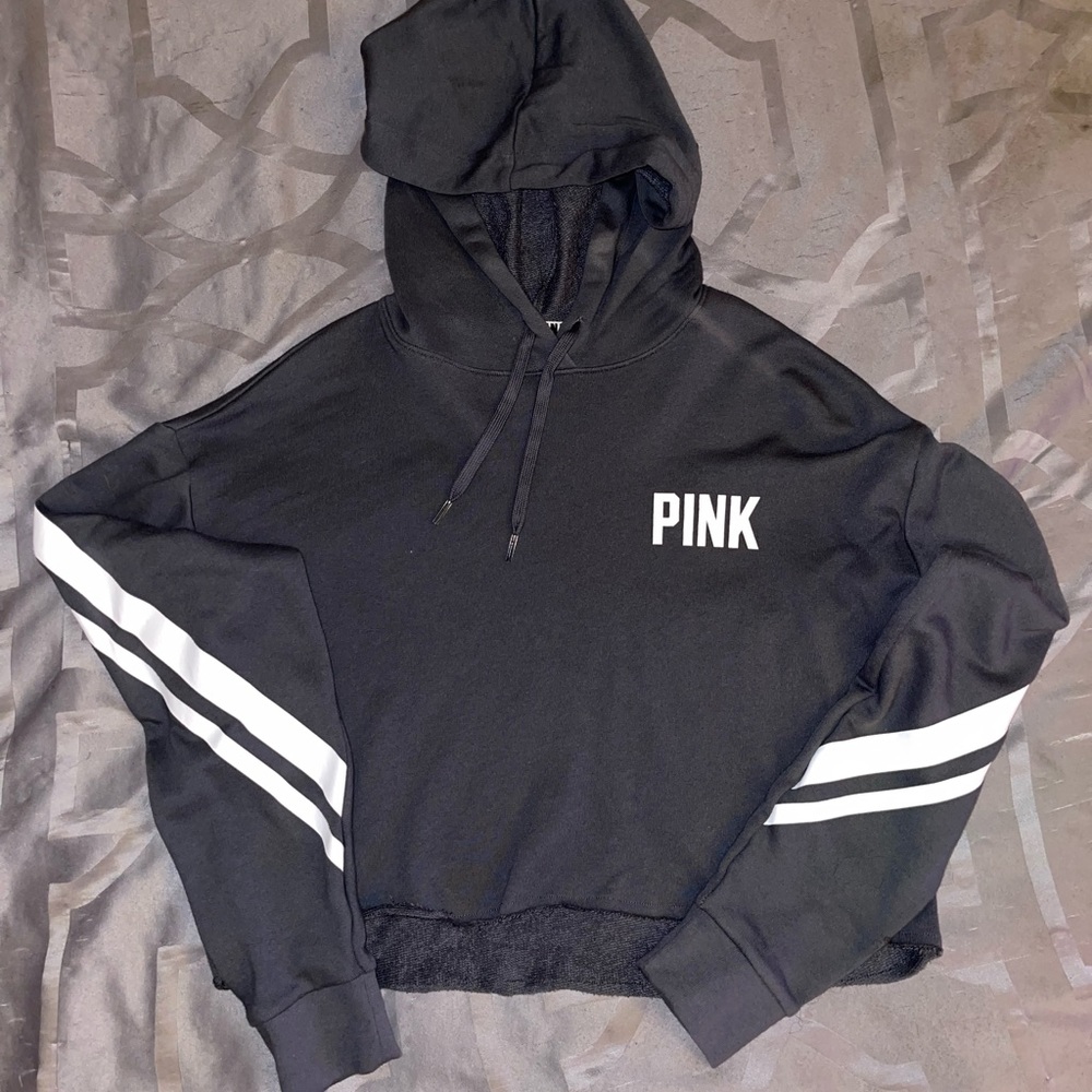 PINK cropped hoodie